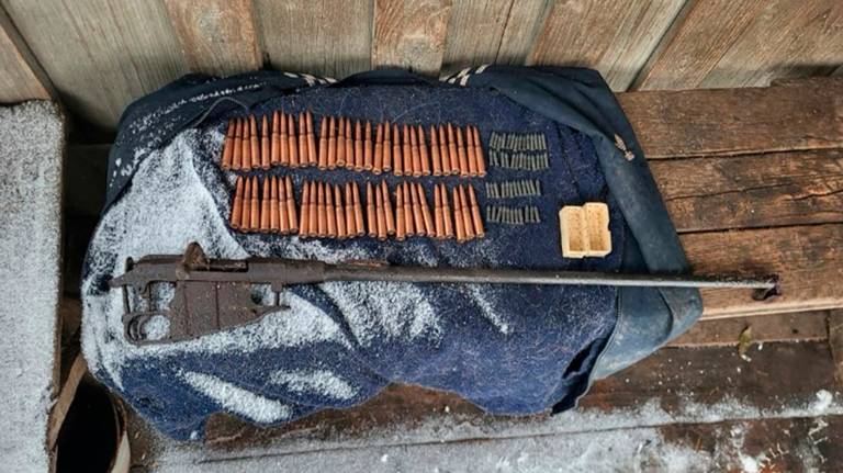 В Жирятино осудят мужчину за хранение найденных в лесу оружия и боеприпасов