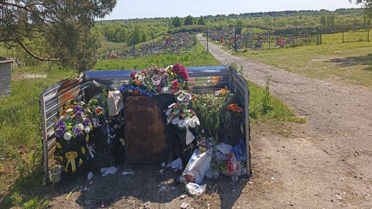 В Жирятино прокуратура потребовала установить контейнеры для мусора на кладбищах