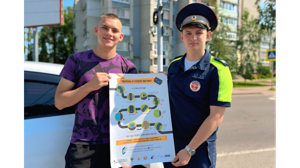 В Брянске автоинспекторы напомнили водителям о правилах обгона