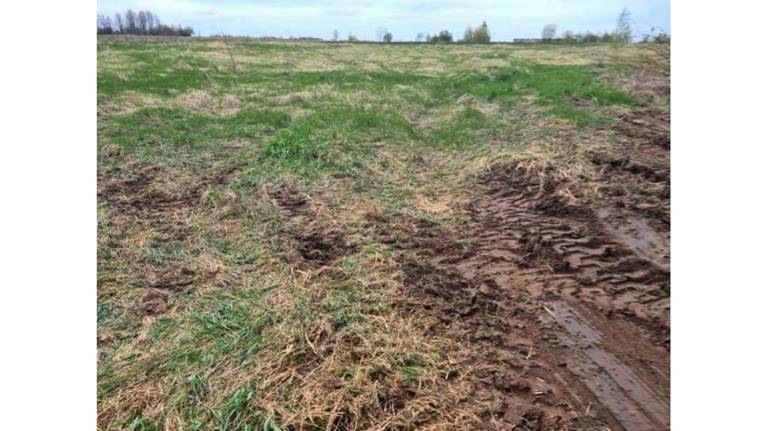 На сельскохозяйственных землях Почепского района ликвидировали свалку