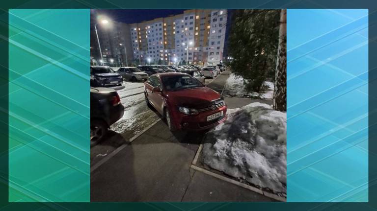 На улице Романа Брянского заметили очередного «мастера парковки»