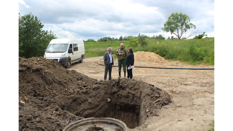 В Мглине по нацпроекту продолжается реконструкция водопроводных сетей