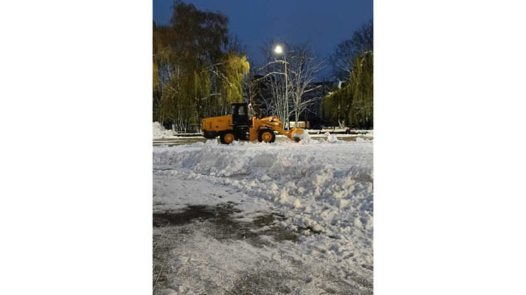 С дорог Брянска вывезли 1058 тонн снега