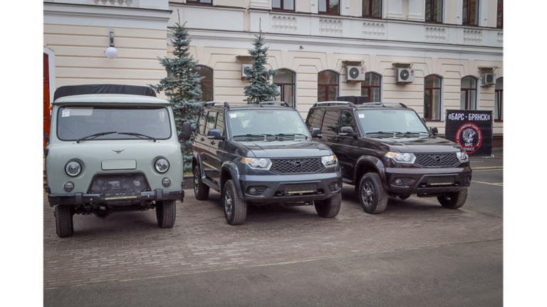 Отряд «БАРС-Брянск» получил новые УАЗики