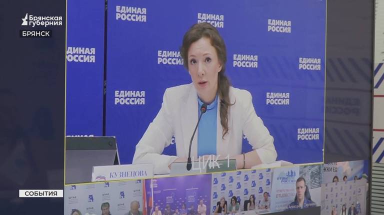 Брянск присоединился к видеоконференцсвязи с вице-спикером Госдумы ФС РФ Анной Кузнецовой