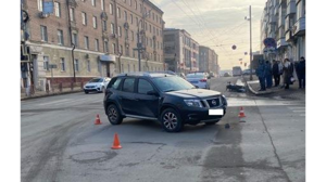 В Брянске в ДТП на проспекте Ленина пострадали водитель электроскутера и пешеход