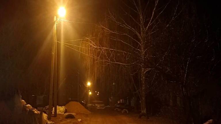 В Клинцах после вмешательства прокуратуры восстановили уличное освещение