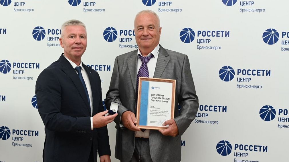 Брянских энергетиков за добросовестный труд наградили медалями