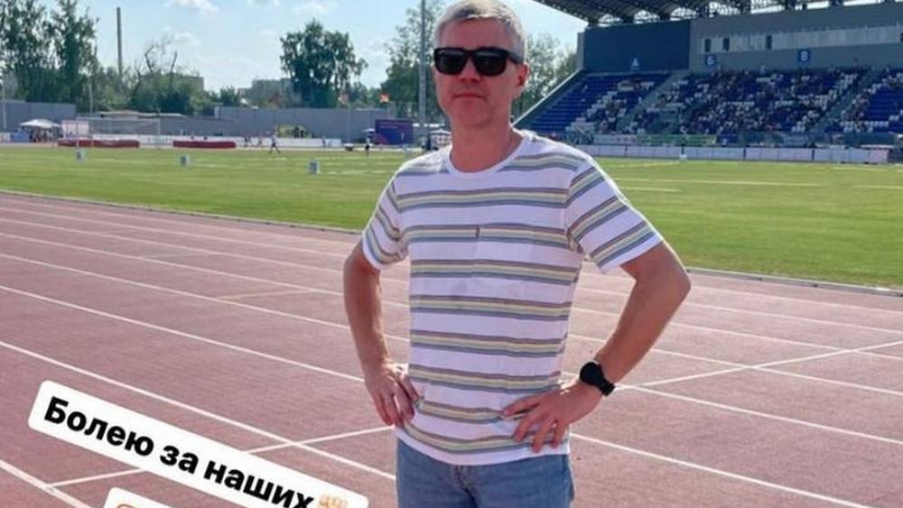Депутат Госдумы Евгений Ревенко потренировался на стадионе «Десна» в Брянске