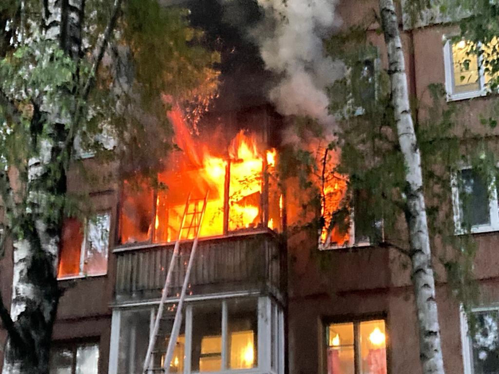 У погибшей на пожаре в доме на проспекте Ленина в Брянске остались дети