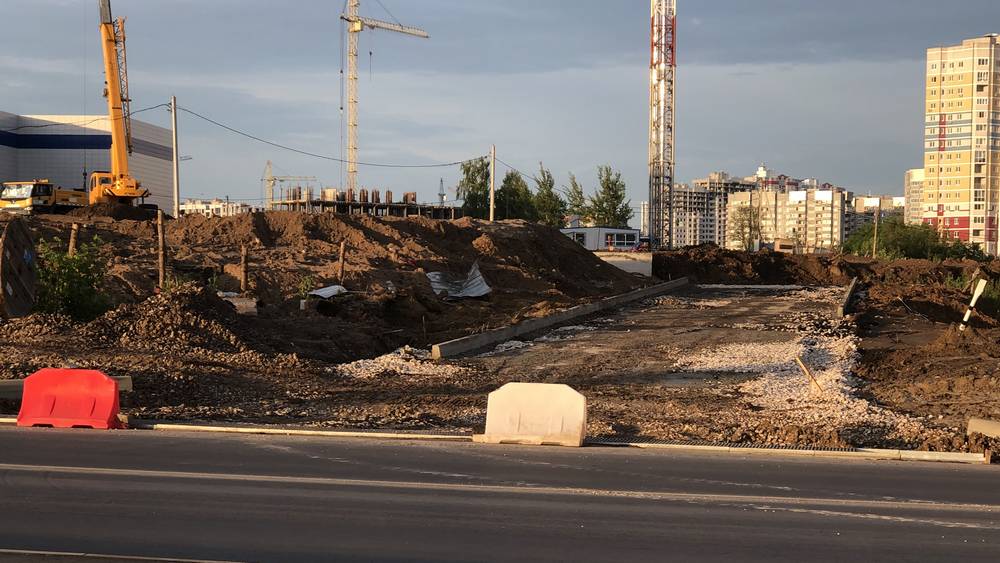 Подъезды к Дворцу единоборств в Брянске начали строить