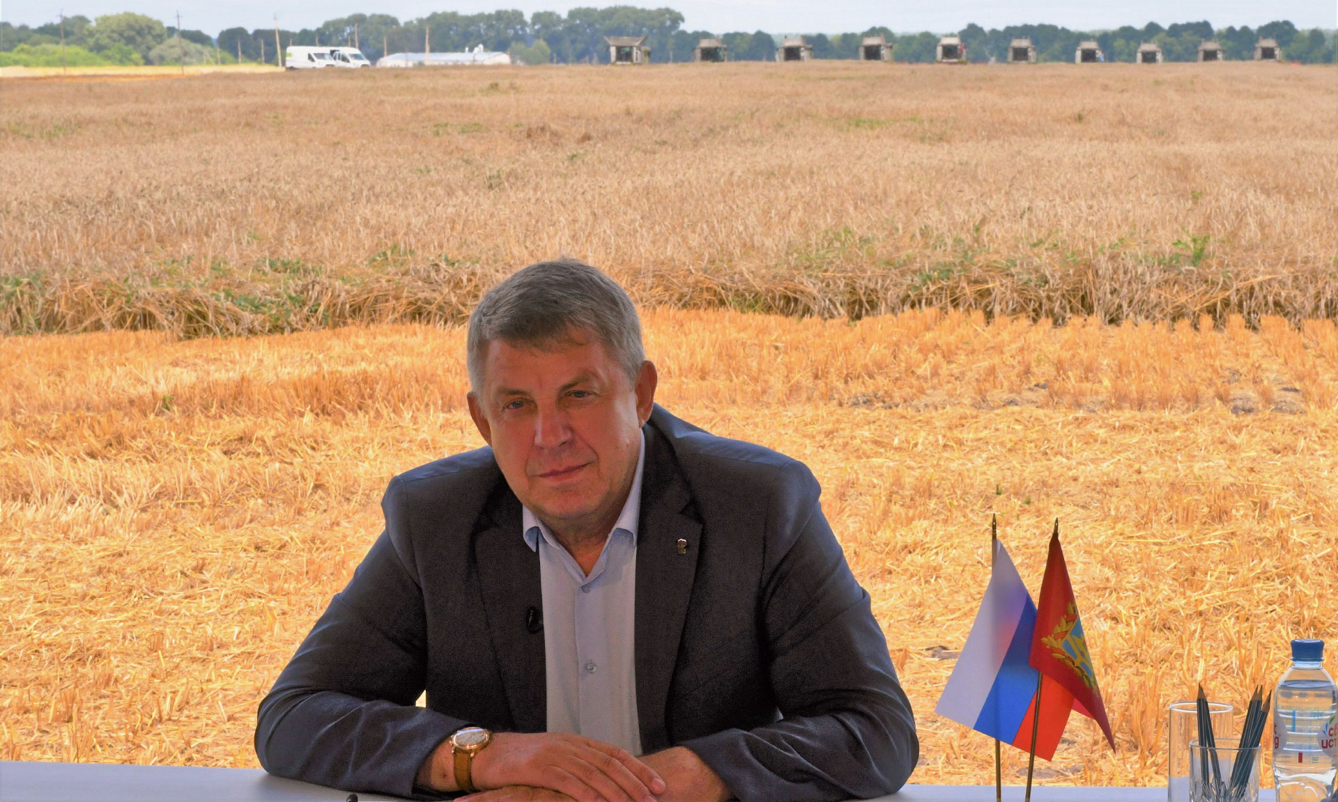 Губернатор Брянской области Александр Богомаз поделился опытом успешного развития сельского хозяйства в регионе на Всероссийском дне поля