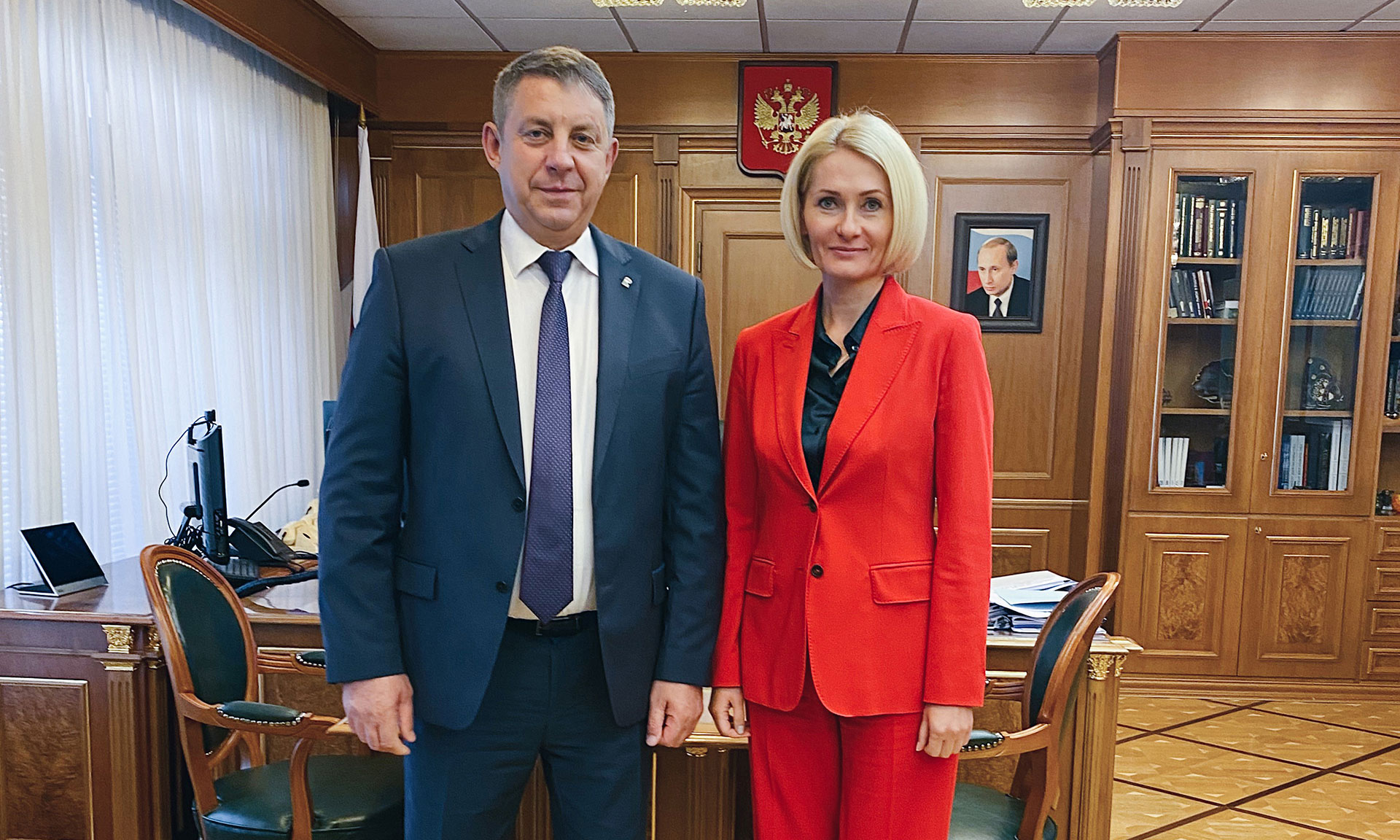 Вице-премьер России Виктория Абрамченко назвала Брянщину безусловным лидером в АПК