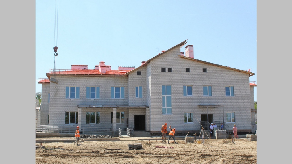 В Суземке завершается строительство нового детского сада