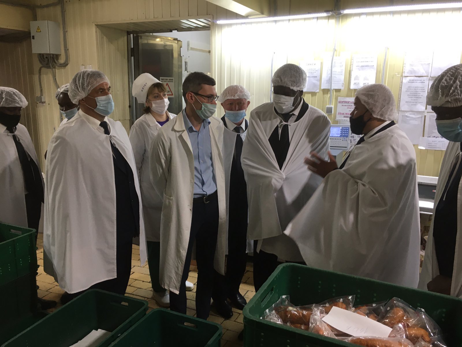 Посол из Уганды посетил «Брянский мясоперерабатывающий комбинат»