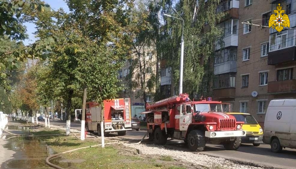 В Брянске в школе №46 произошел пожар