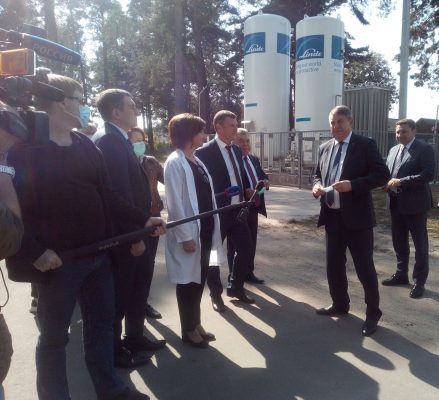 Брянский губернатор в Унече посетил ковидный госпиталь