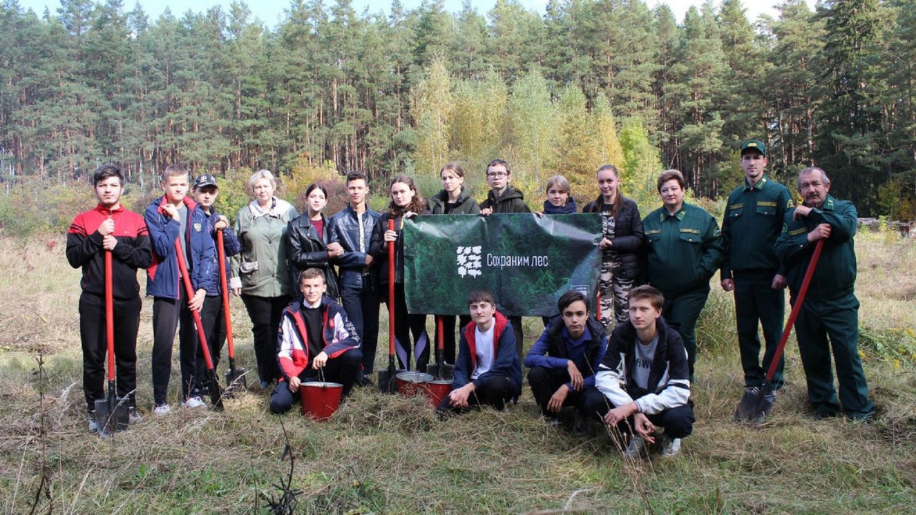 Брянские школьники поучаствовали в акции «Сохраним лес»