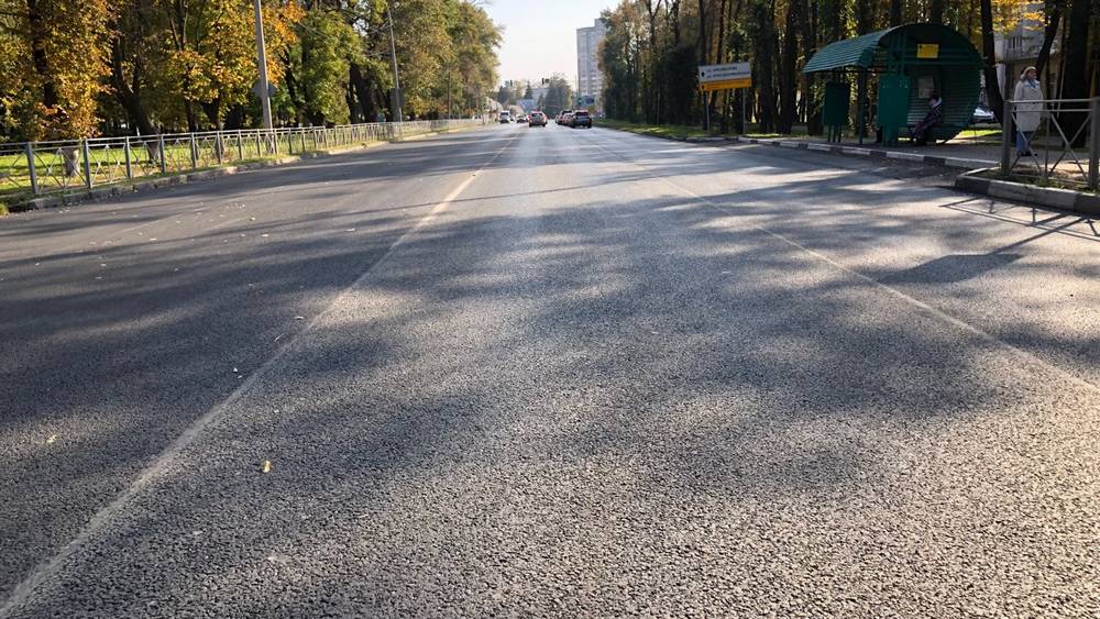 В Брянске отремонтировали часть дороги на улице Брянского фронта