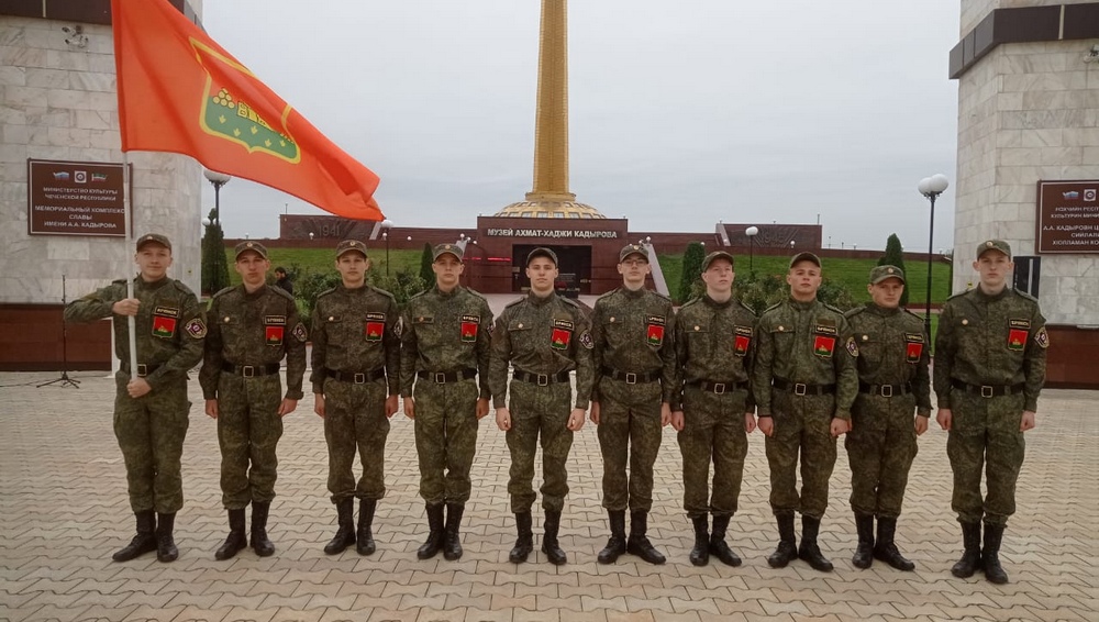 В Чечне брянские юнармейцы успешно выступили на военно-патриотической игре
