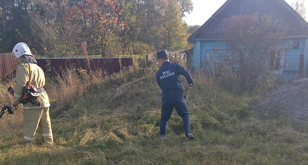 В Брянской области продолжается месячник безопасности «Сухая трава»