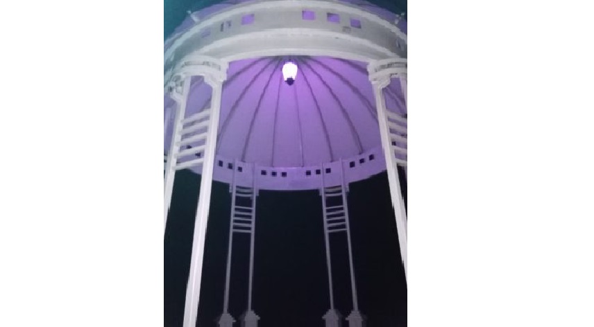 «Волшебный» фонарь установили в ротонде Трубчевского городского парка