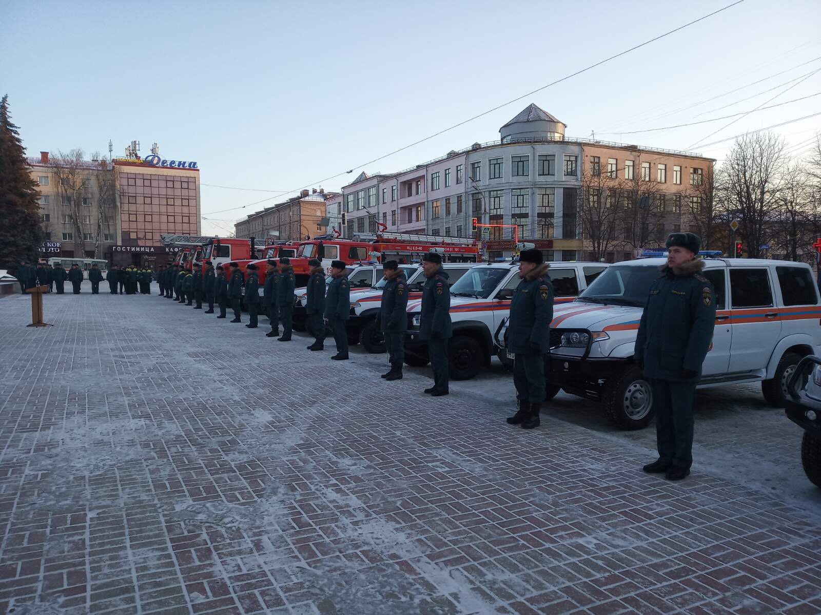 Брянское управление МЧС получило новую технику