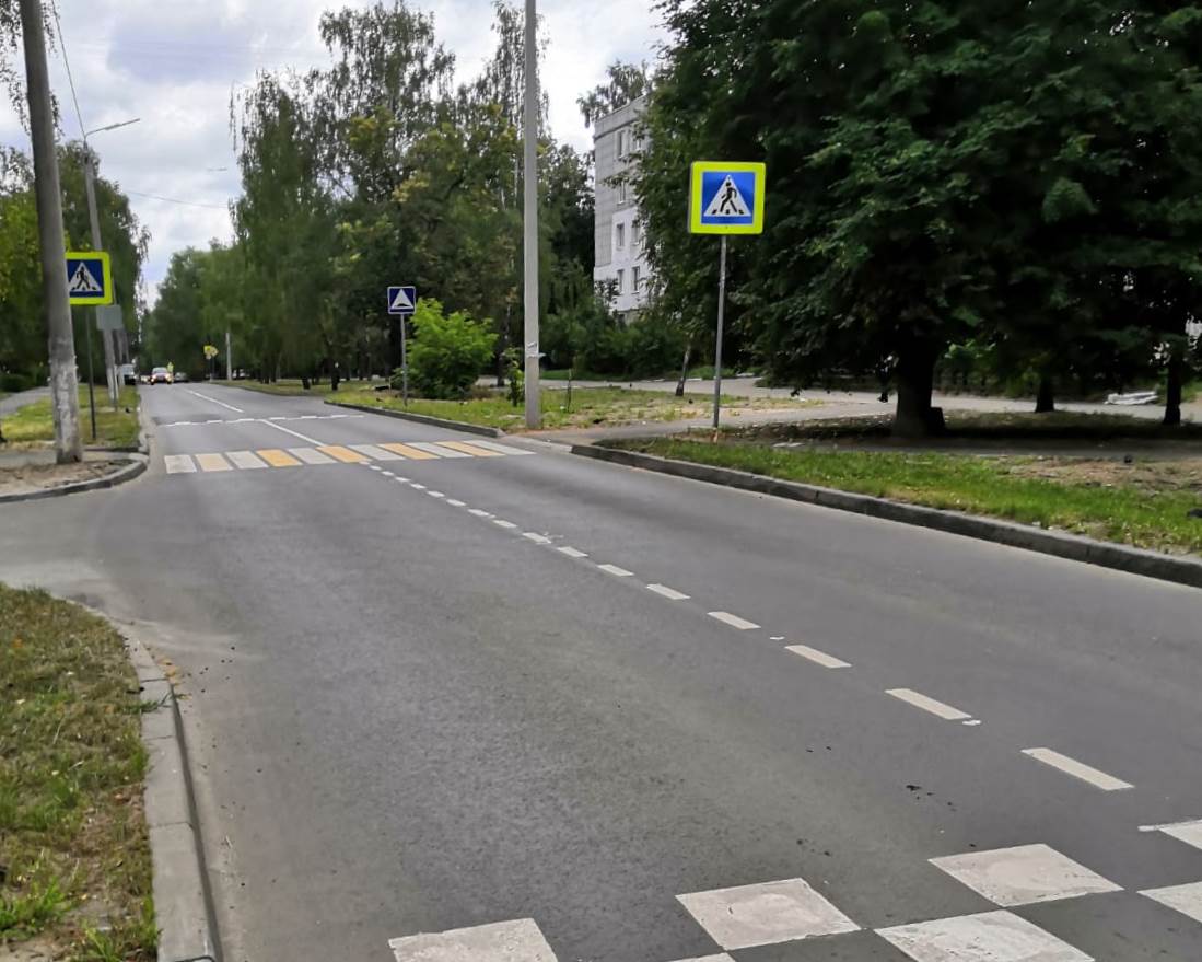 В Брянске по нацпроекту отремонтировали автодороги возле школ и больниц