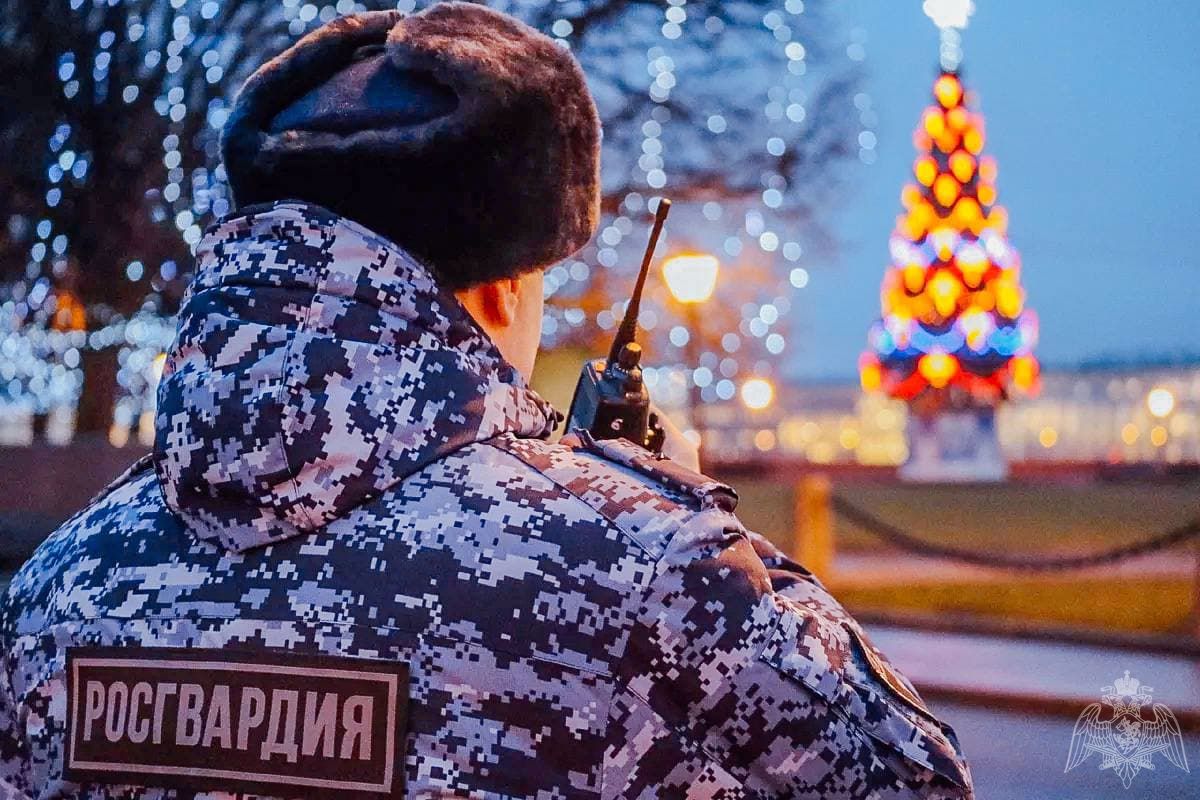 Более 200 росгвардейцев заступили на охрану правопорядка в новогодние дни