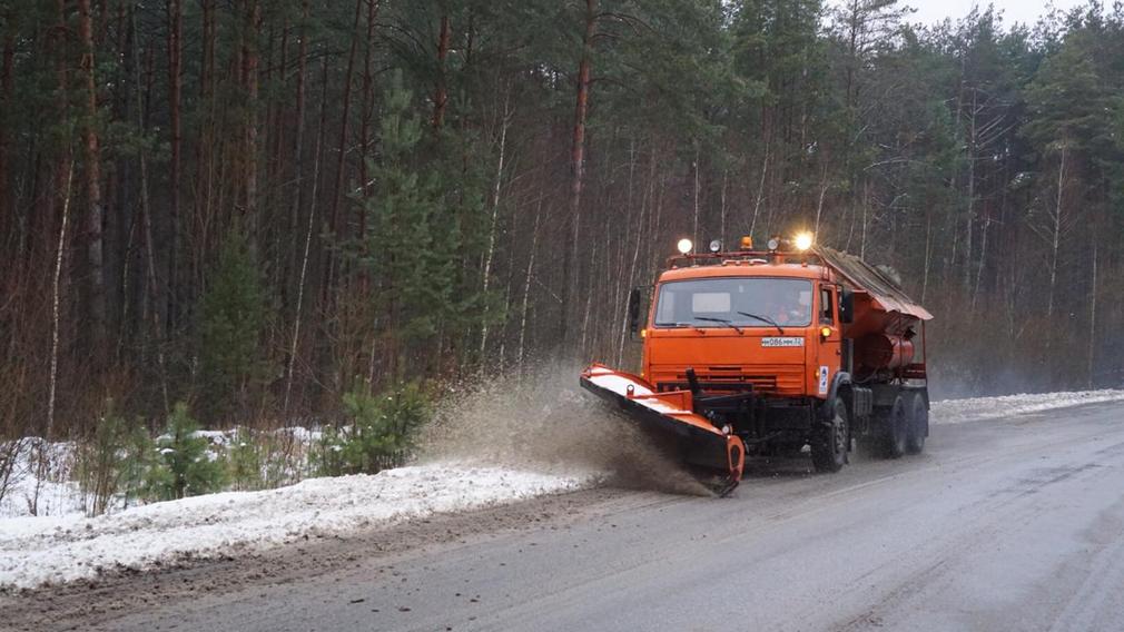 На борьбу со снегом в Брянской области вышли 208 машин
