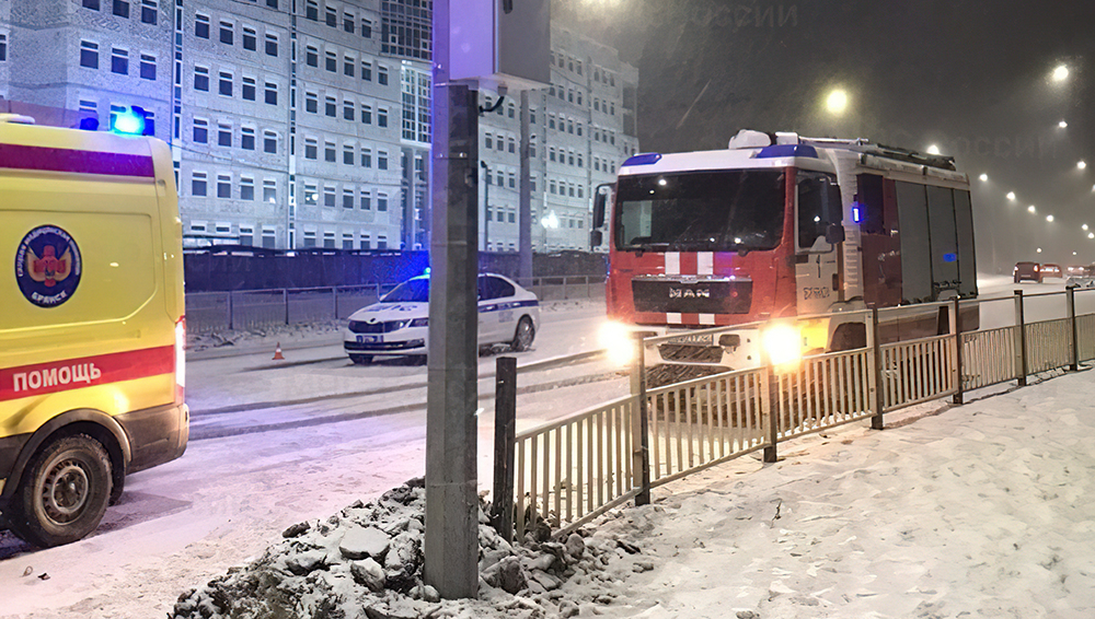 В Брянске с приходом морозов улица Советская стала опасной