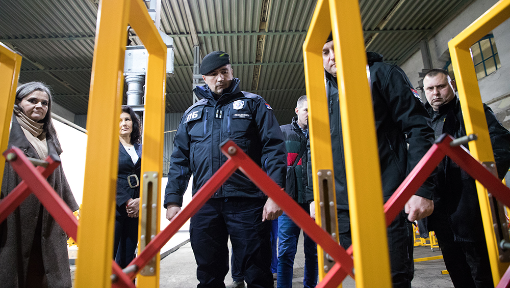 Брянские барьеры «Перехватчик» заинтересовали делегацию МВД Сербии