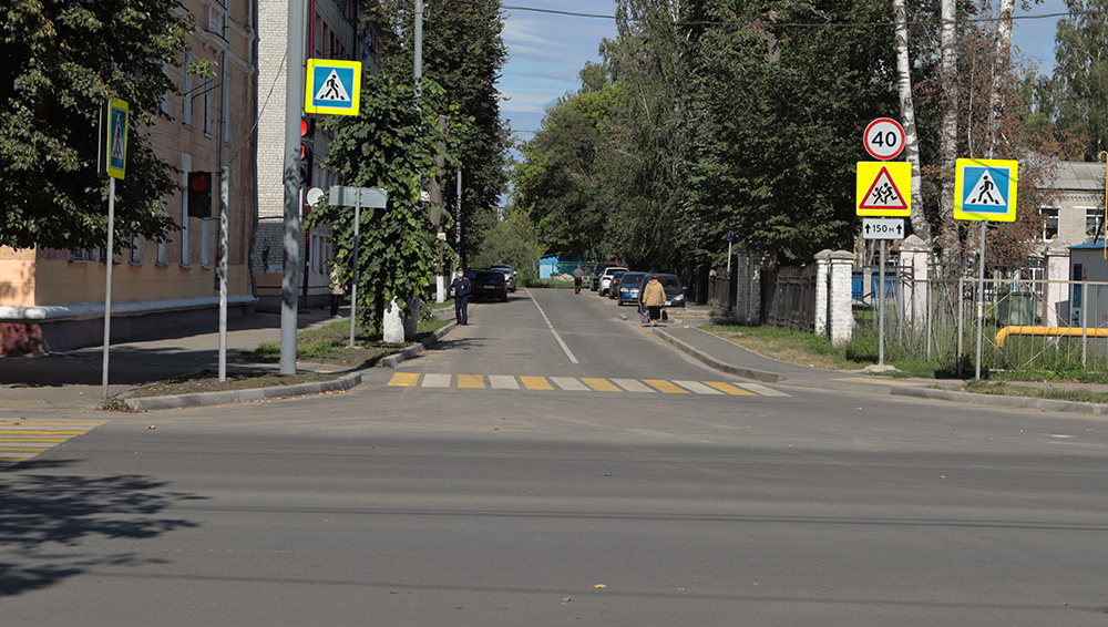 В Брянске по нацпроекту отремонтировали автодороги возле школ и больниц
