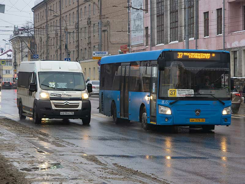 Брянский автобусный маршрут №1 продлили до пятого микрорайона