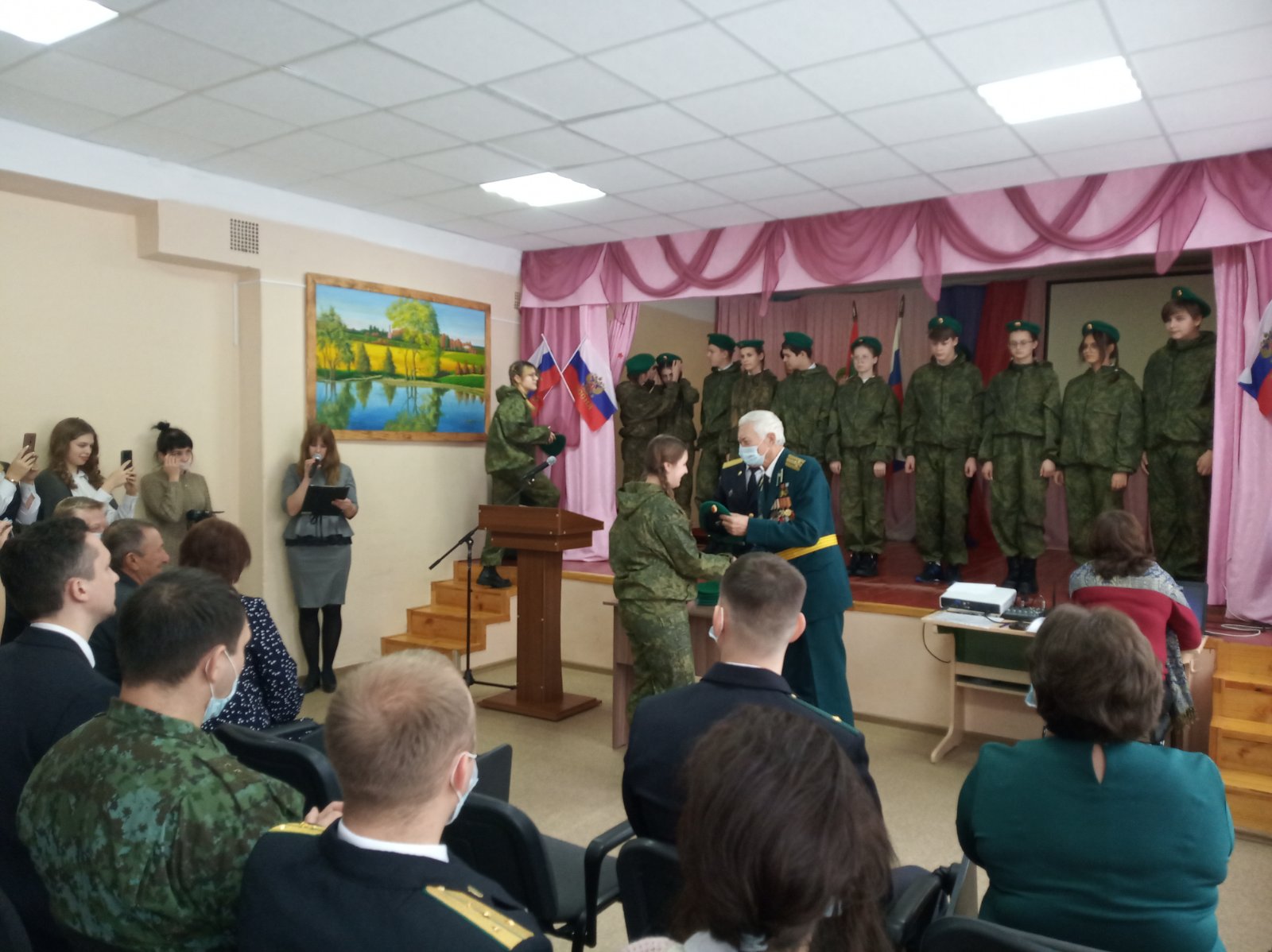 В Севском районе появился первый отряд пограничной направленности