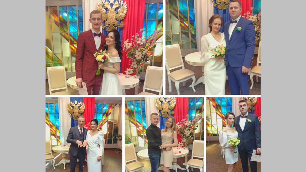 В отделе ЗАГС Володарского района в зеркальную дату брак зарегистрировали 20 пар