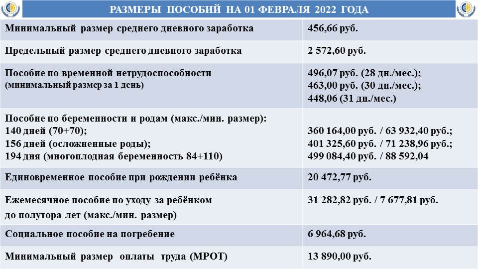 В Брянской области с 1 февраля пособия по материнству и детству проиндексировали на 8,4 %