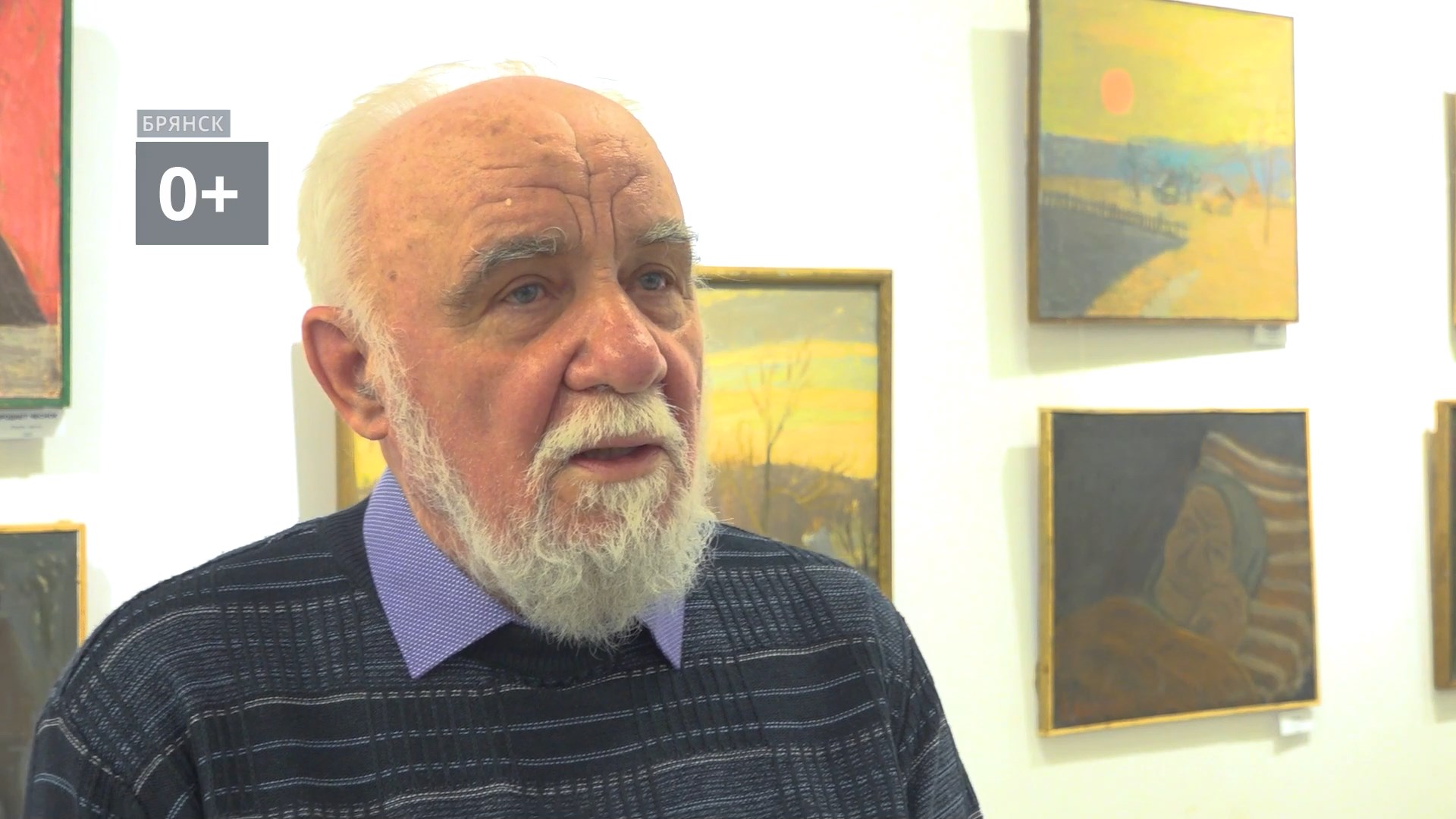 Персональная выставка художника Валерия Комарова открылась в Брянске на бульваре Гагарина