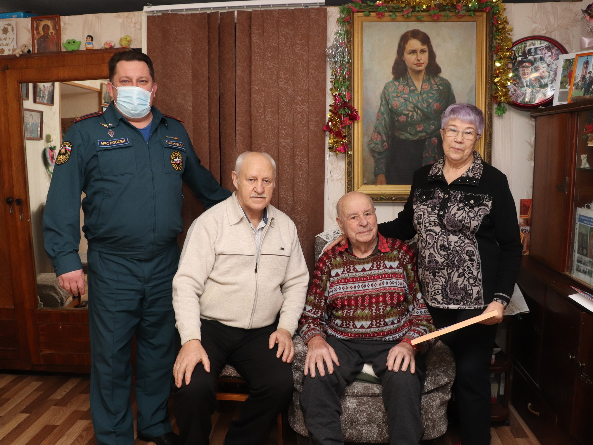 Брянский ветеран войны и пожарной охраны Иван Ивкин отметил 98-летие
