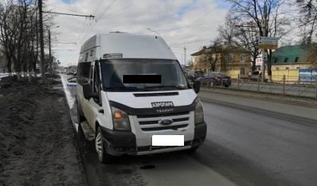 В Брянске на проспекте Московском задержали пьяного водителя маршрутки