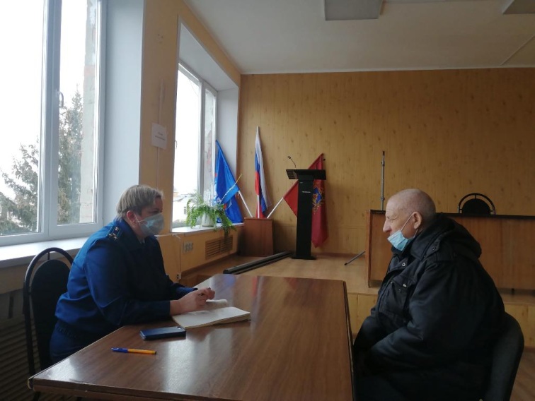 Прокурор Почепского района провела прием граждан