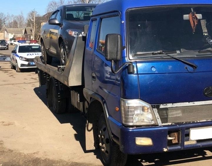В Новозыбкове отстранили от управления автомобилем пьяную 41-летнюю женщину