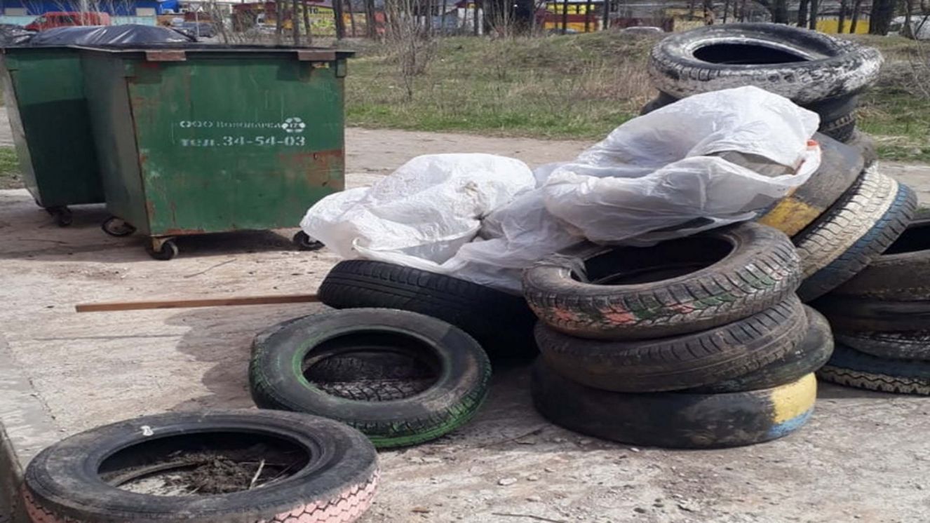 Жителям Брянщины предложили бесплатно сдать старые покрышки на утилизацию