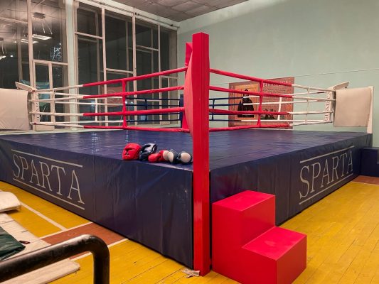 В трубчевском «Доме юнармии «Пересвет» установили боксерский ринг