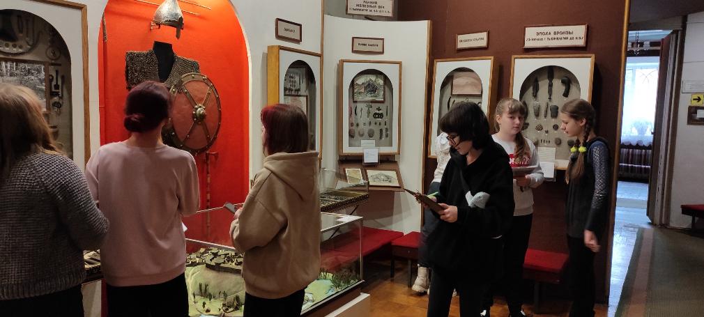 Краеведческий музей Унечи посетили ученики школы №3