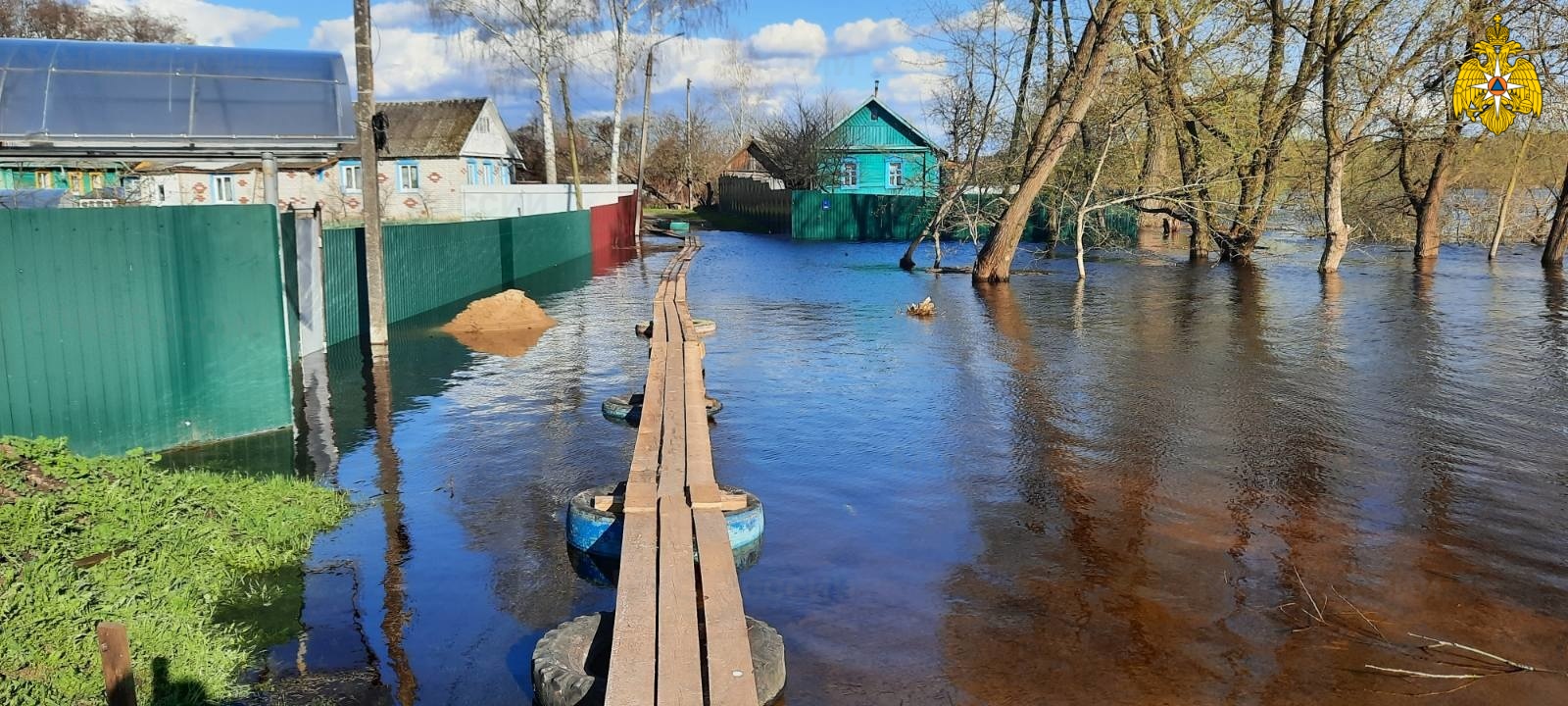 В Брянской области за два дня вода затопила 10 домов