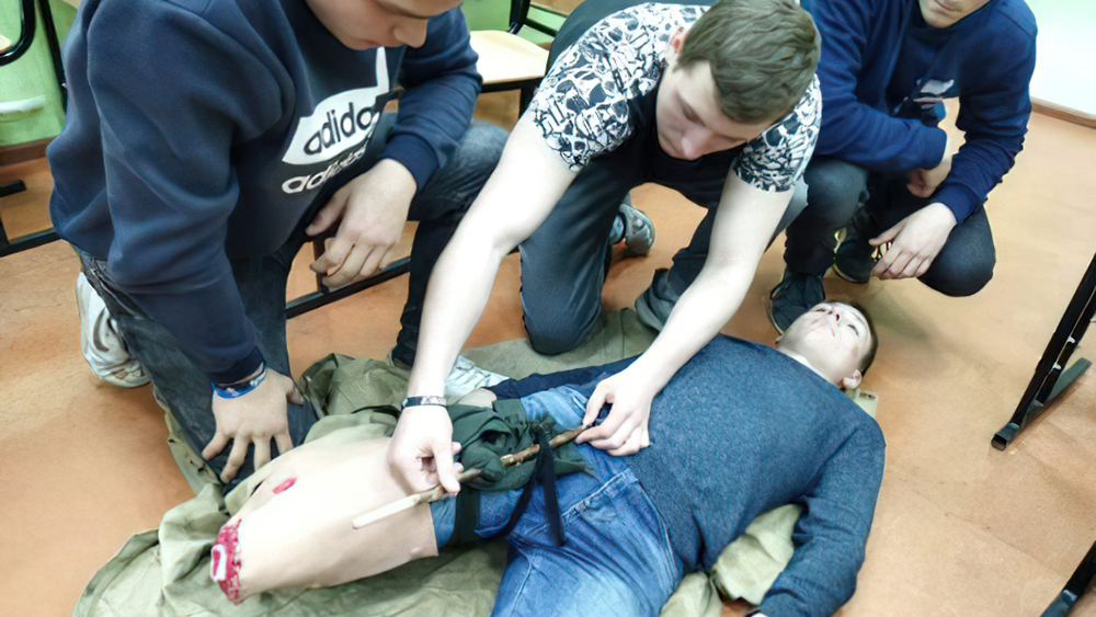 В Новозыбкове в педколледже отработали действия при артобстреле