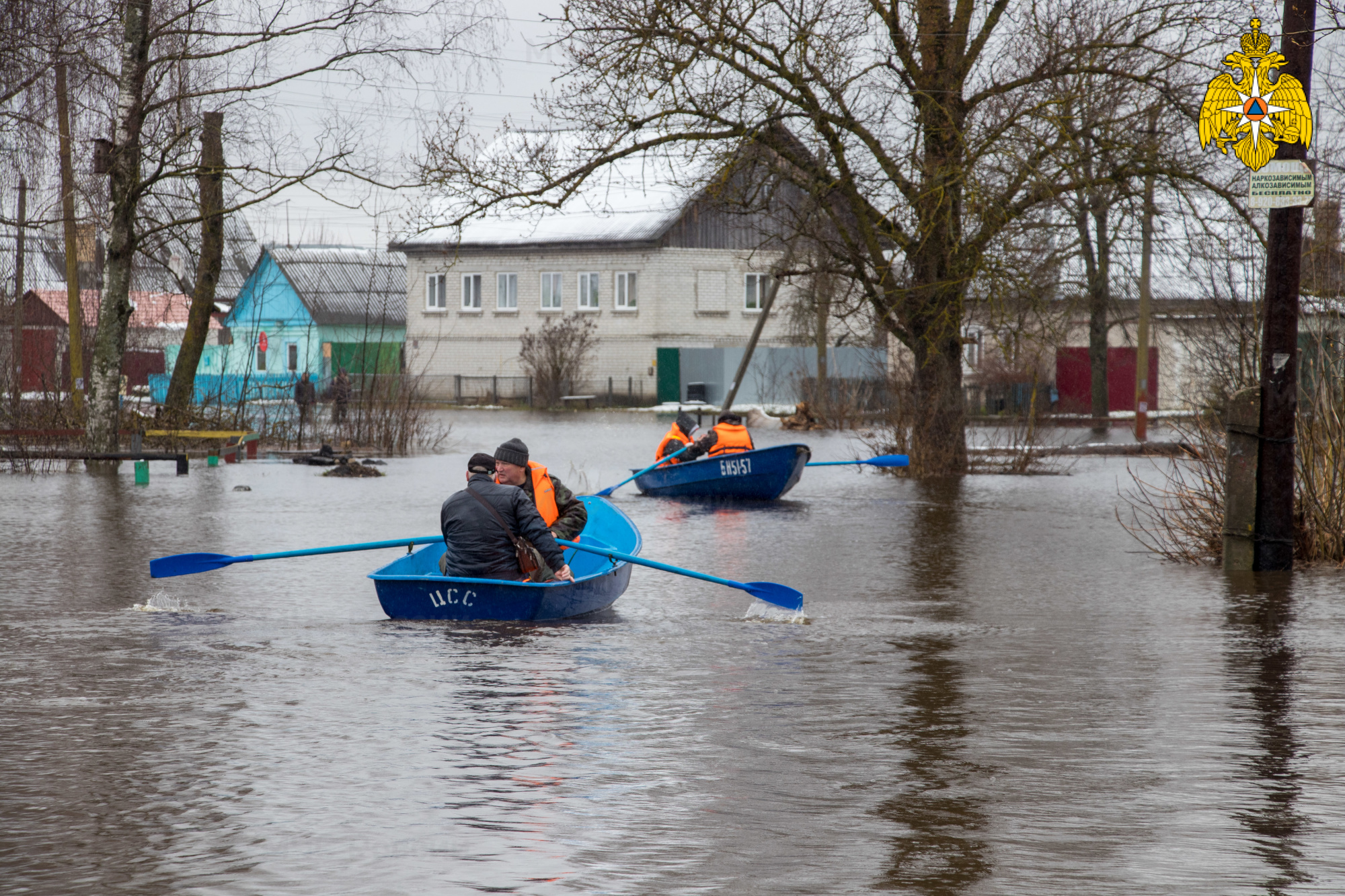 В Брянске из-за паводка затопило девять жилых домов