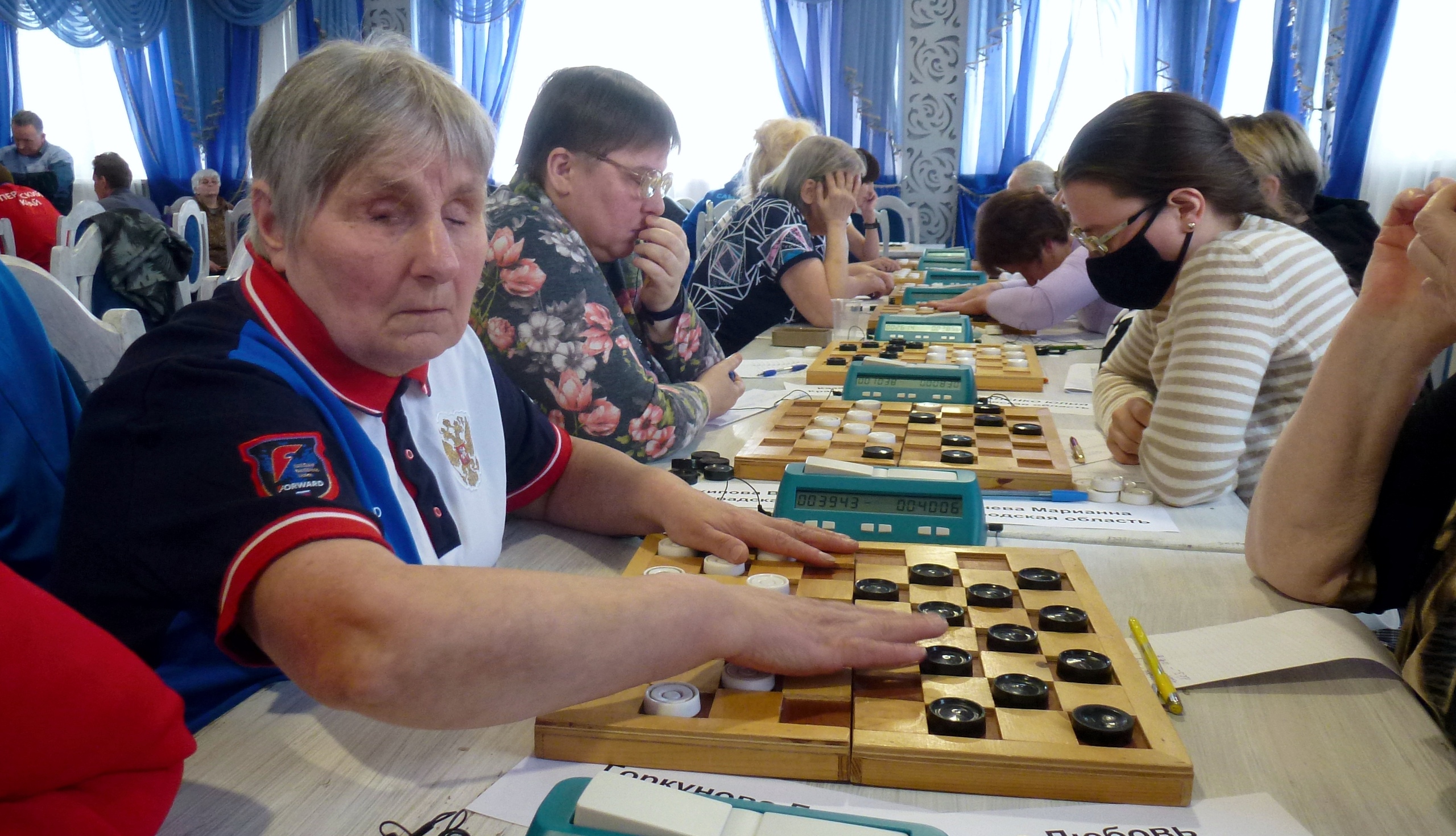 Брянские слепые шашистки успешно выступили на чемпионате России