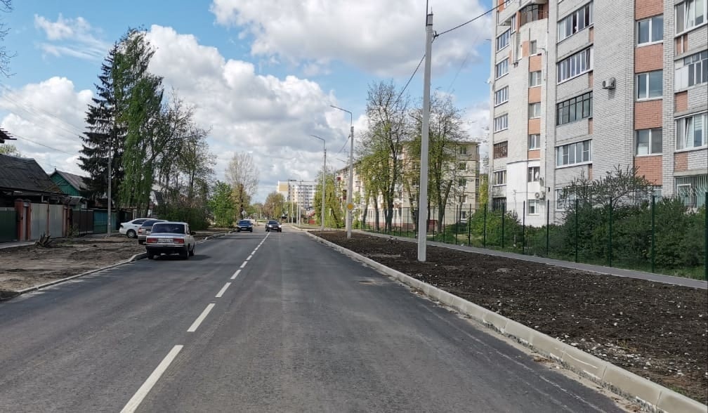Капремонт дороги на Институтской в Брянске почти завершён